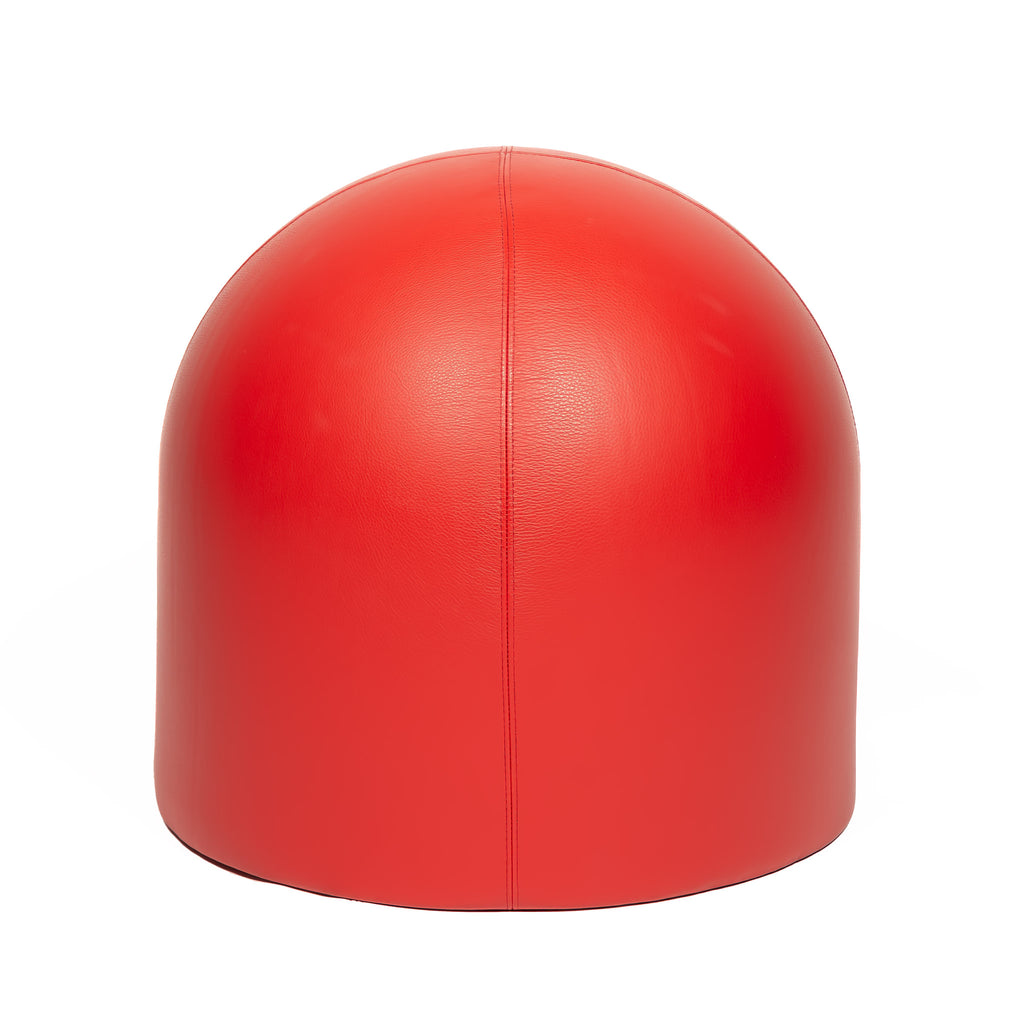 Pouf Dominique in pelle o ecopelle -nude-