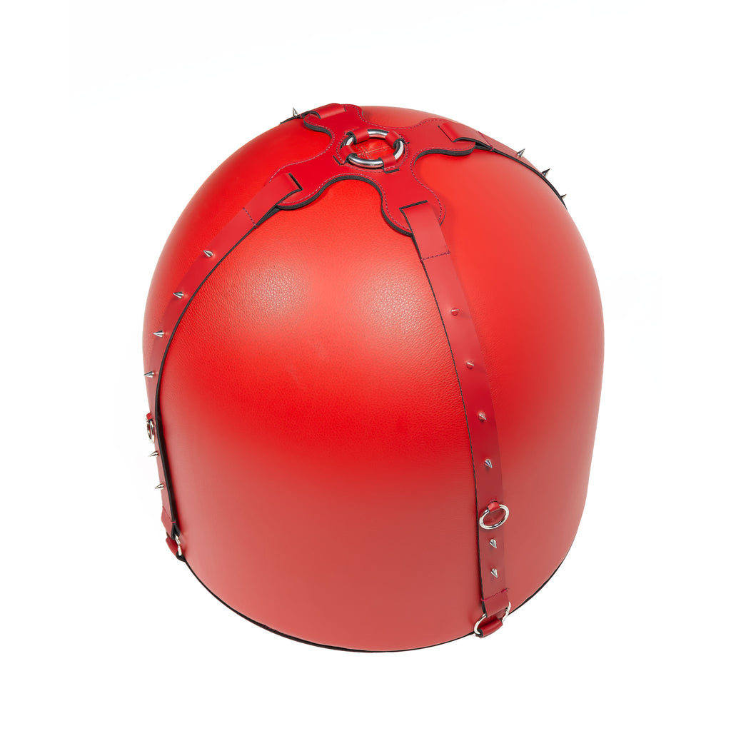 Pouf Dominique in pelle o ecopelle -strap-